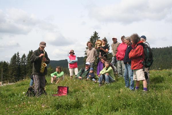 Découverte sonore de l'alpage à la Rionde-dessus - © juillet 2011 - P.M. Aubertel