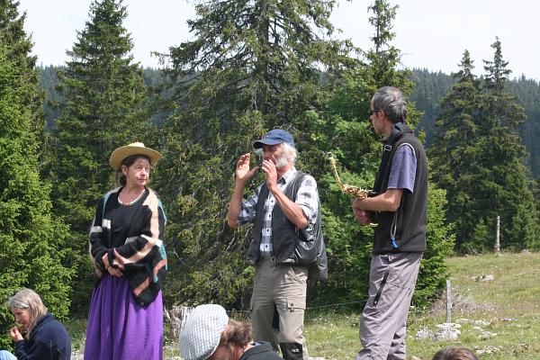 Découverte sonore de l'alpage à la Rionde-dessus - © juillet 2011 - P.M. Aubertel