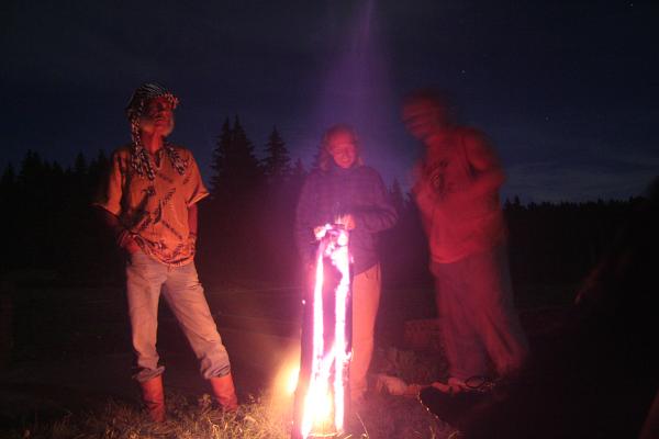 Soirée pleine lune à la Vieille Landoz - © août 2011 - P.M. Aubertel