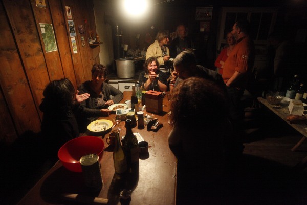 Pleine lune aux Petites Chaumilles - © septembre 2012 - P.M. Aubertel